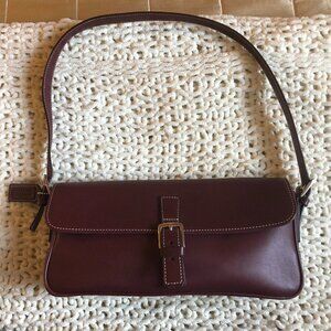Vintage Coach Hampton Baguette Bags in Burgundy